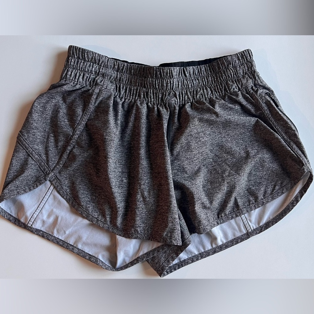 Lululemon grey 4” shorts
